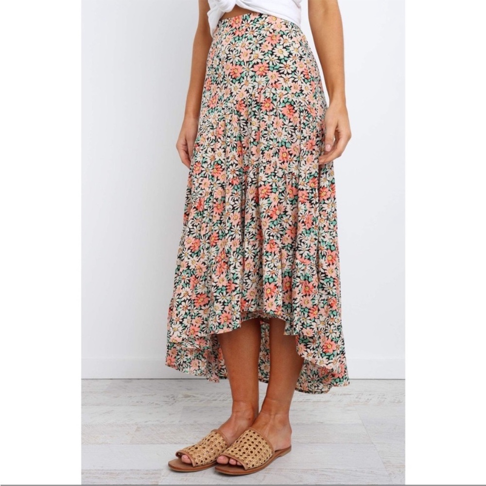 Petal & Pup High Low Floral Skirt